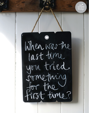 Leap day thought : try something for the first time | The Simple Things