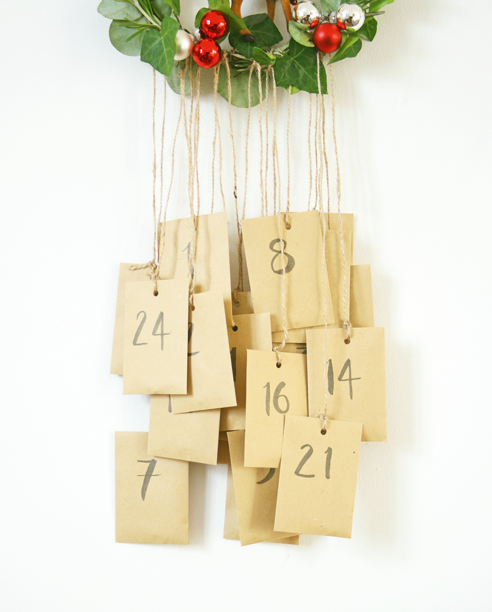  Carefully hang your advent calendar in its final position and let the countdown begin. 