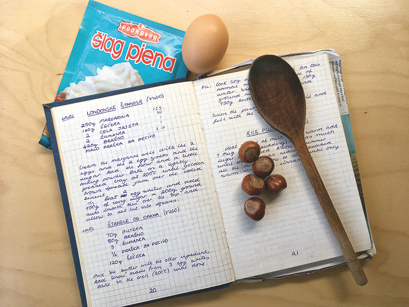 What I treasure, My hand-written recipe book