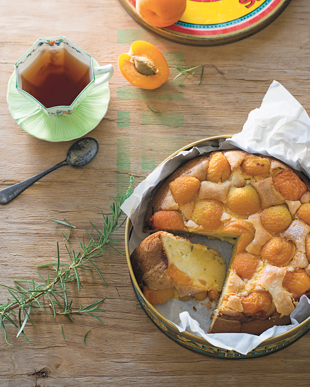 Recipe Olive oil, rosemary & apricot cake The Simple Things