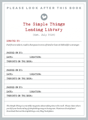 Bookshare campaign | Bookplates | The Simple Things