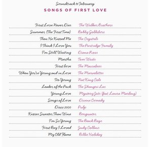 Playlist | Songs of first love | The Simple Things