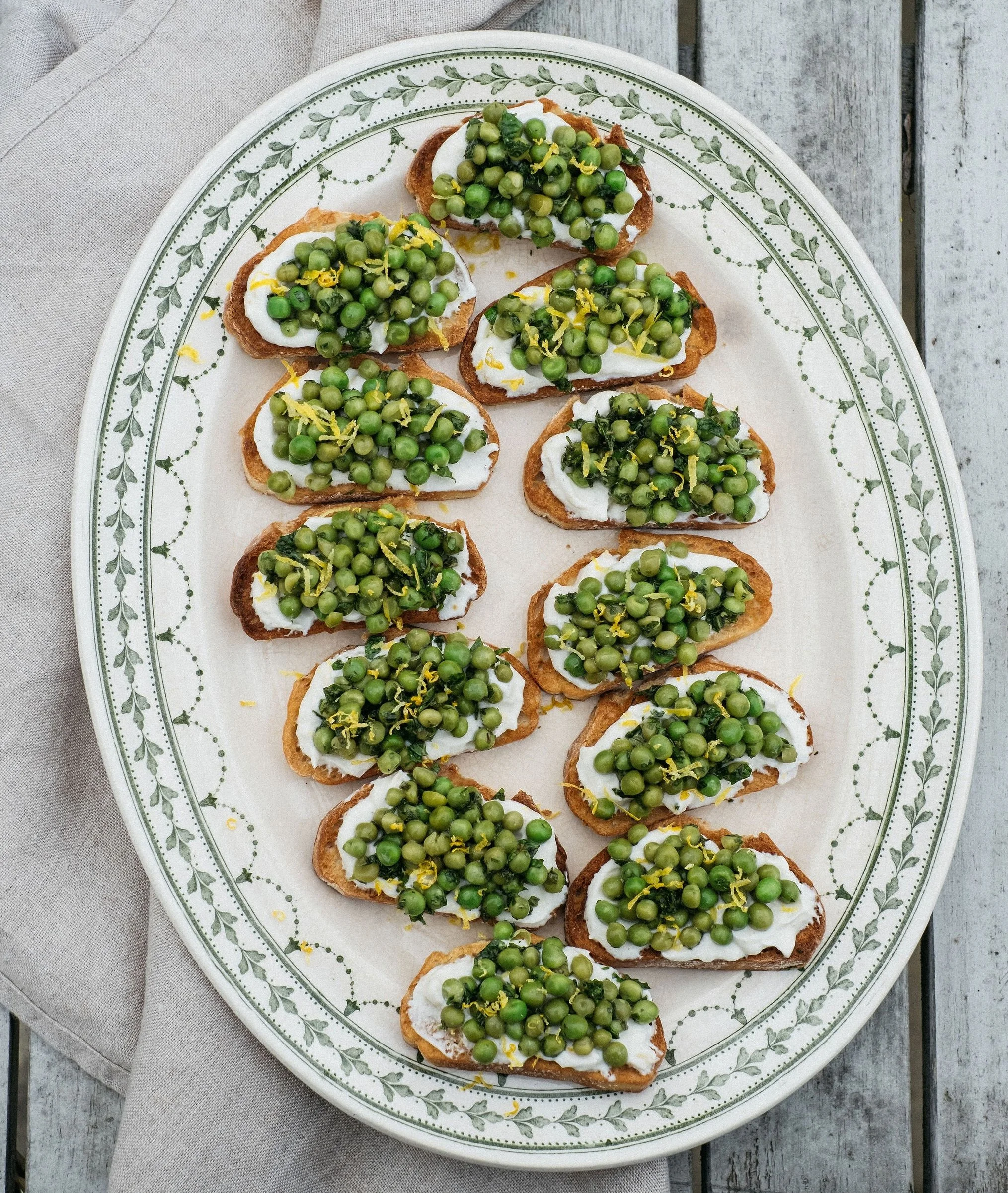 Pea and mint crostini.jpeg