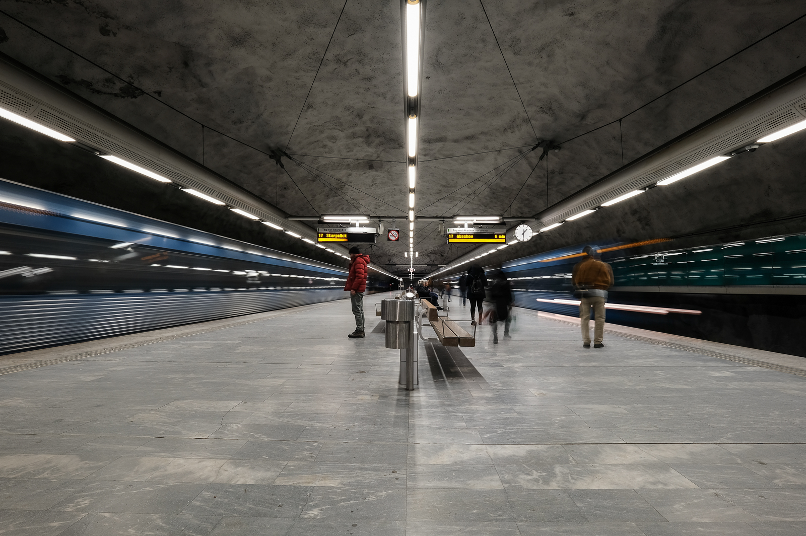Bagarmossen Metro Station.