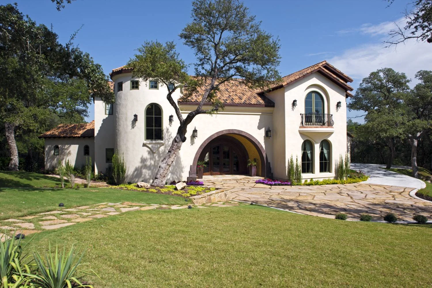 Architecture Home Spanish Villa exterior