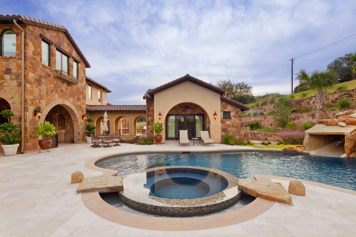 Architecture Home Texas tuscan pool