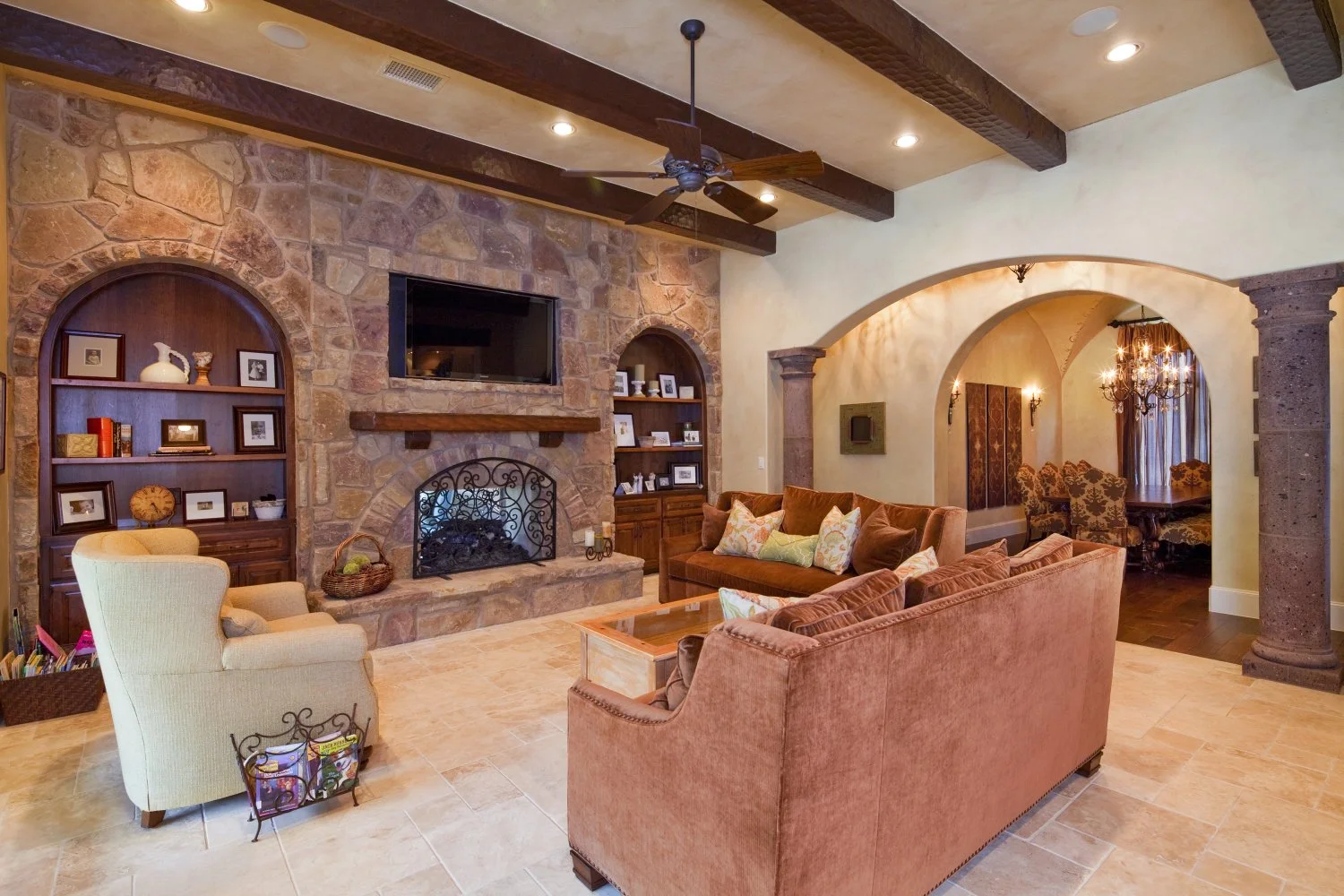 Architecture Home Texas tuscan family