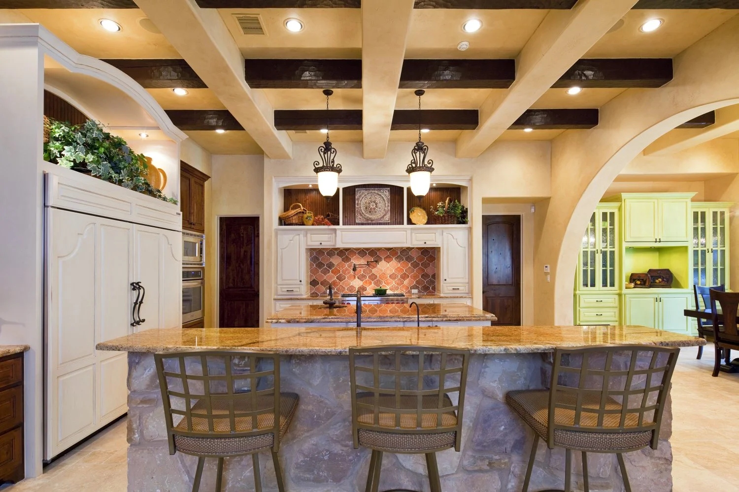Architecture Home Texas tuscan kitchen