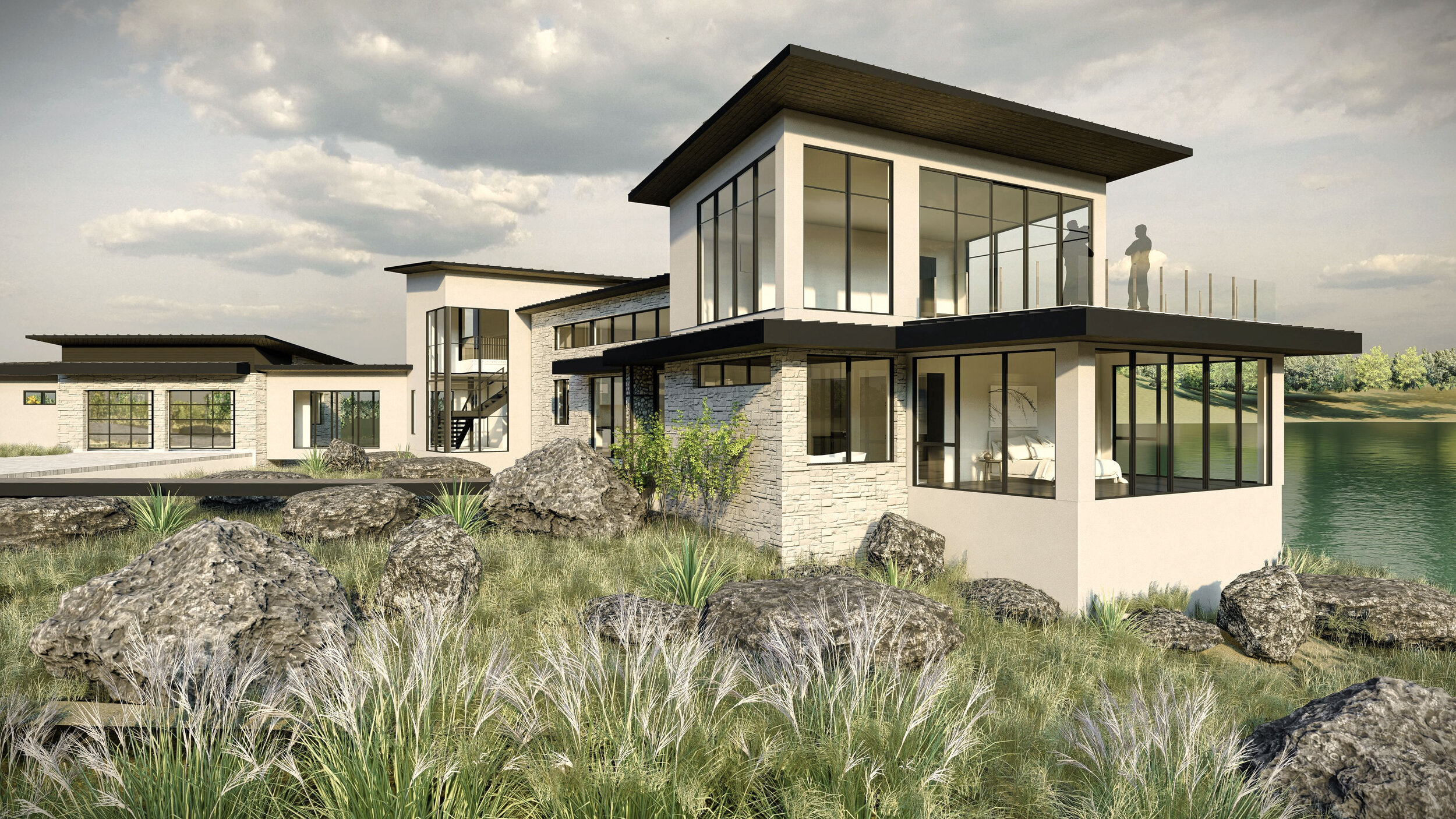 Lake Buchanan Modern Vanguard Studio Architect Austin, Texas