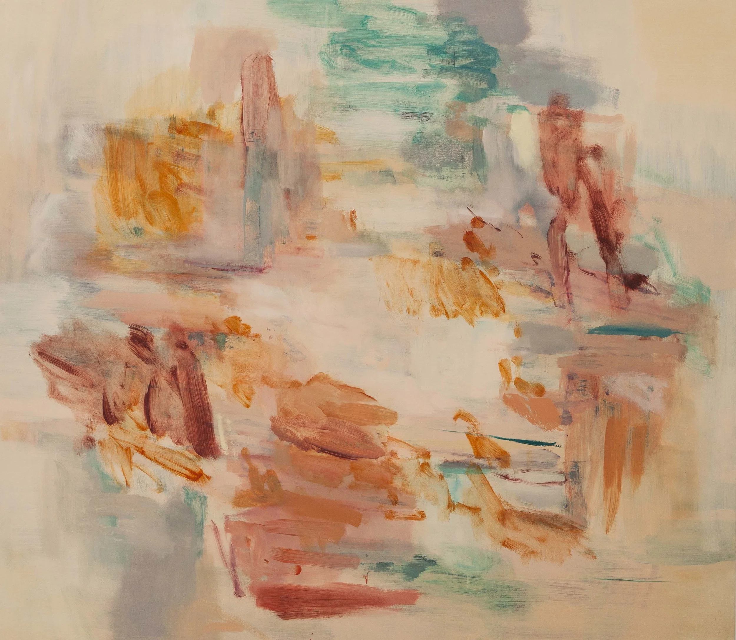 Vague Opaque Hope 2012 oil and wax on canvas 176 x 201 cm