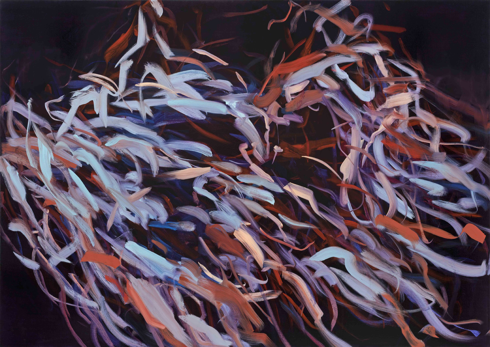  Untitled no 4 (dark ground)  2015  oil on canvas  152.5 x 213.5 cm 