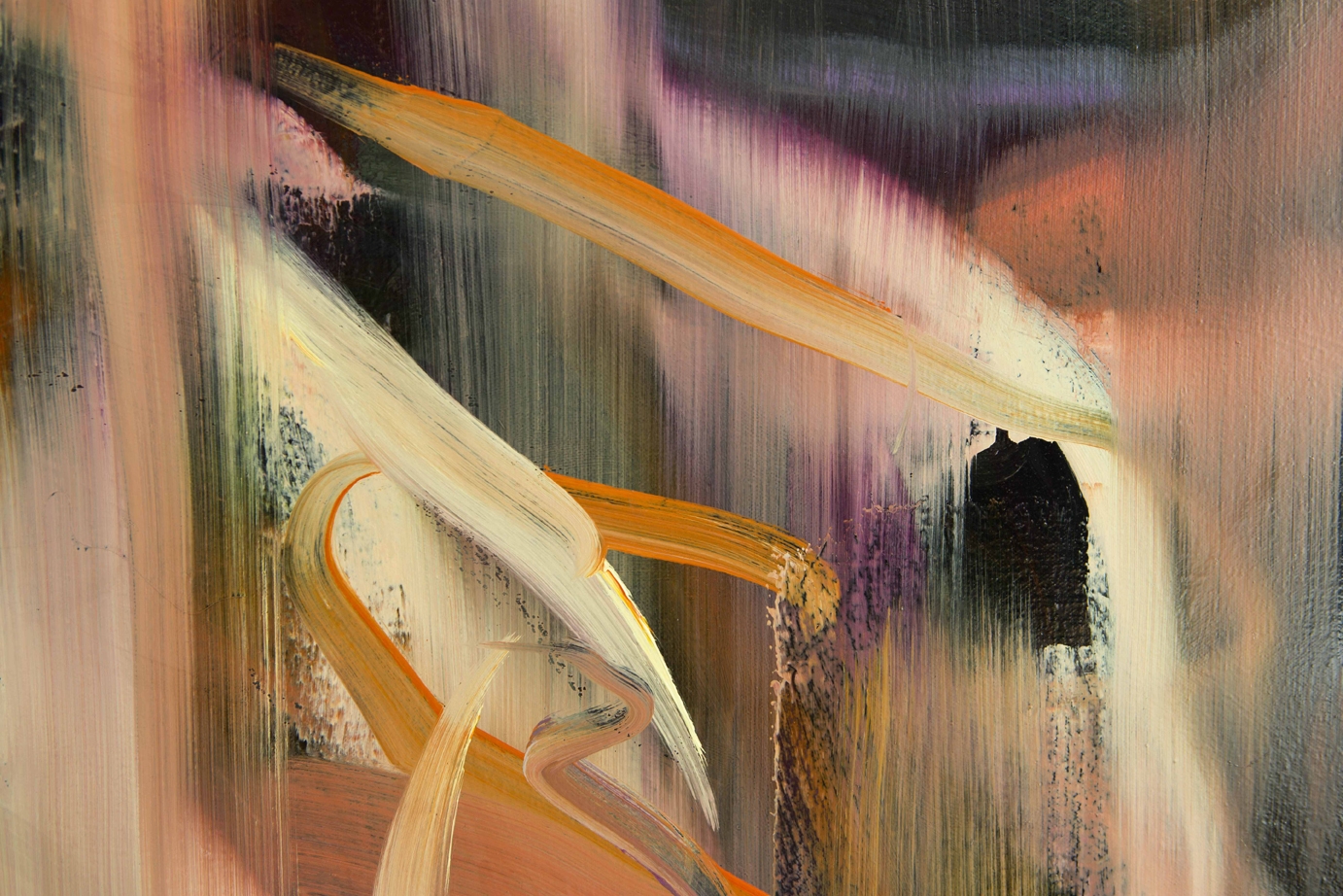 Untitled no 3 (dark ground) detail 2015 oil on canvas 146 x 186 cm