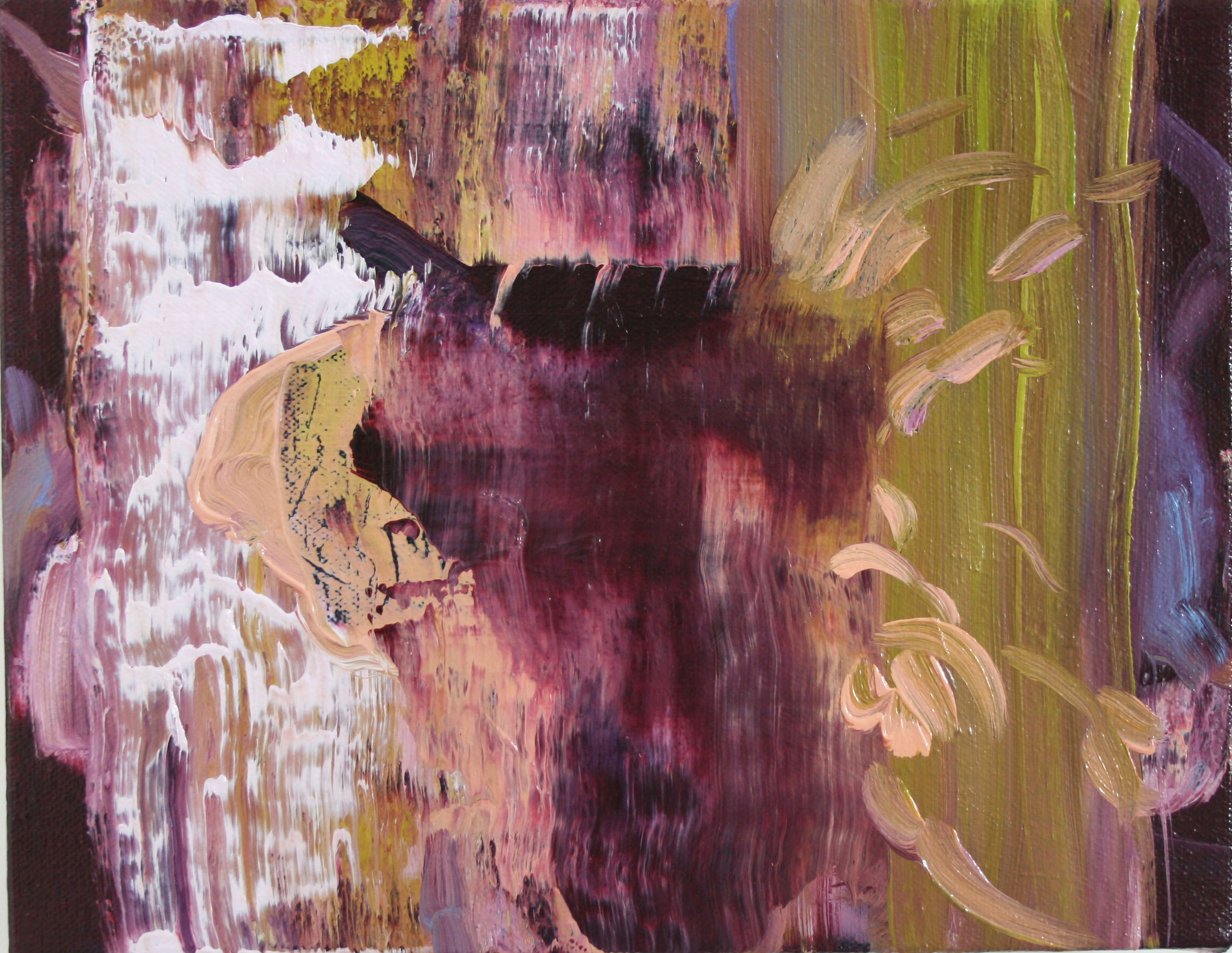 Untitled V (SIB/NY) 2015 oil on canvas 7" x 9"