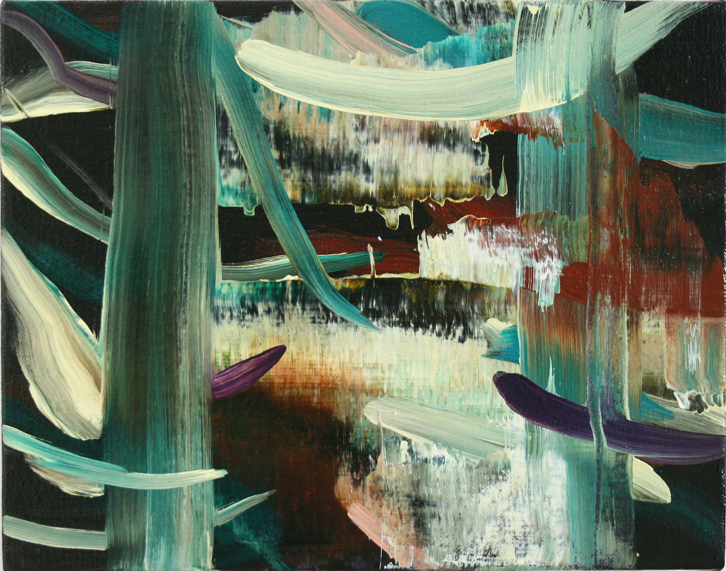 Untitled VI (SIB/NY) 2015 oil on canvas 7" x 9"