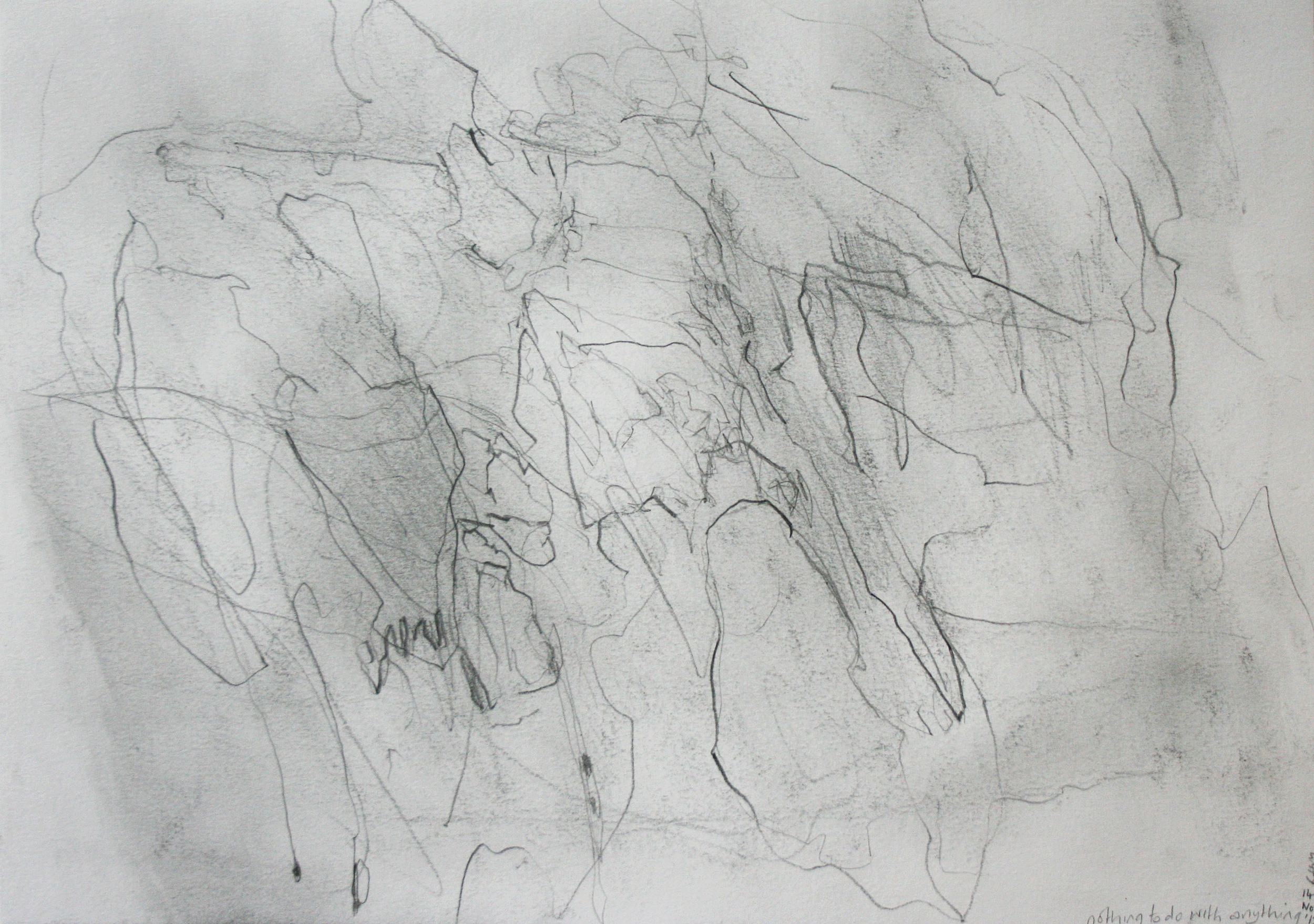  Left hand Drawing I  November  2015  graphite on paper  21 x 30 cm 