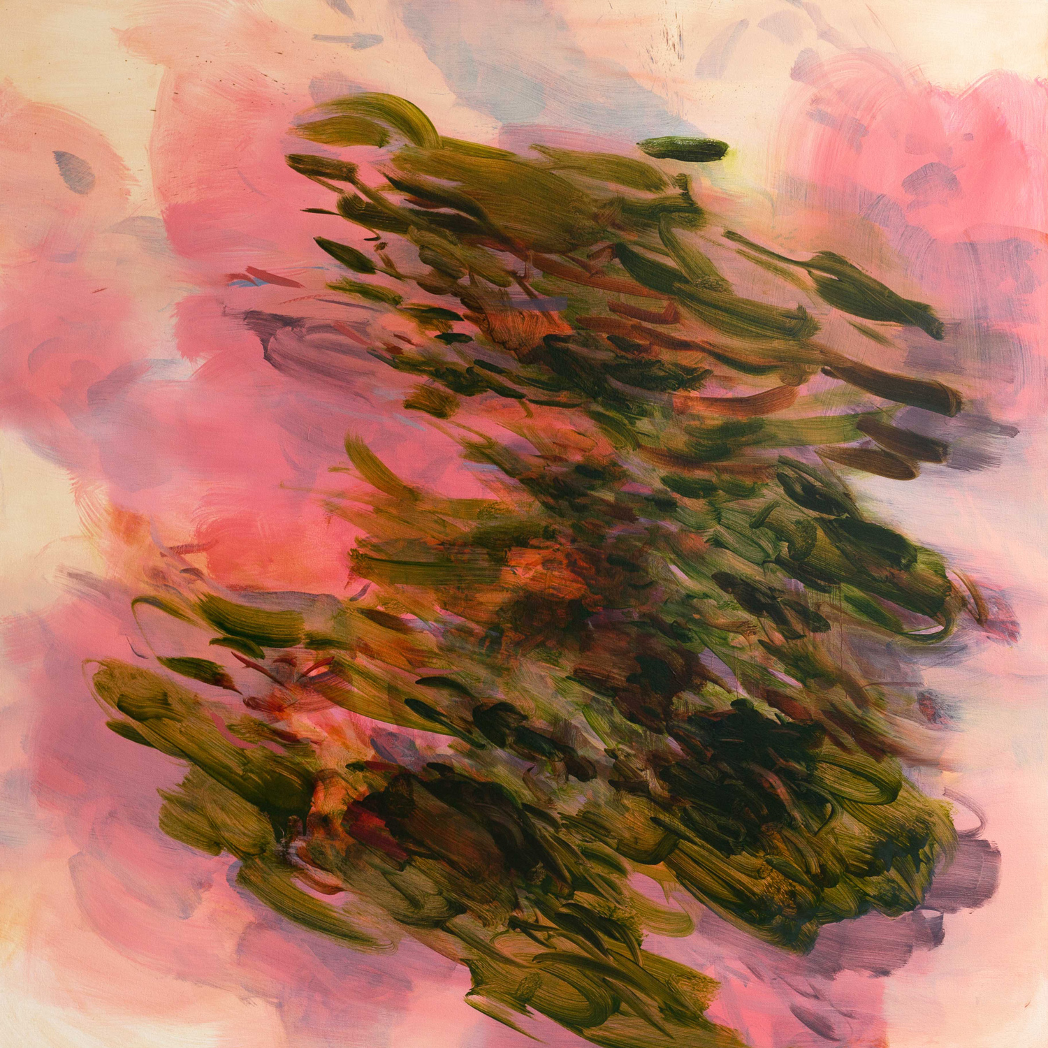  Untitled  (pink-irgazine)  2016  oil on canvas  145 x 145 cm 