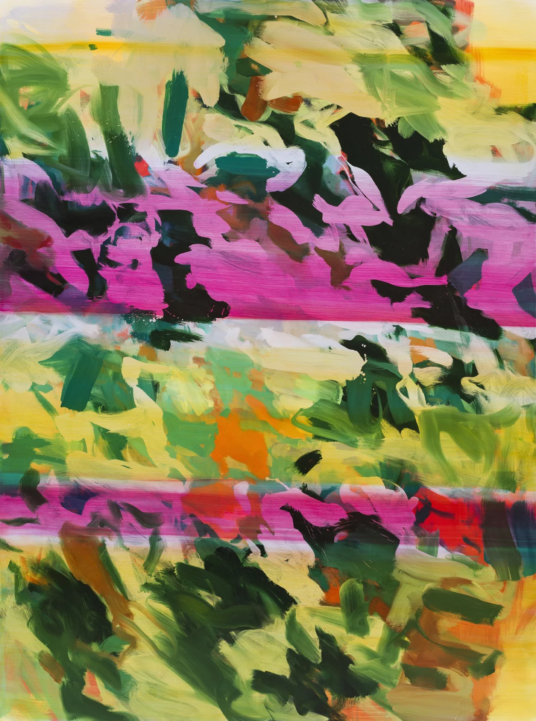 Untitled (Stripes) 2017 Oil on canvas 199 x 148cm