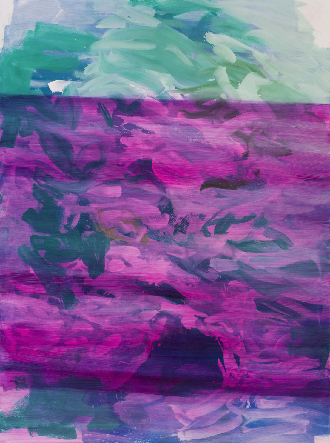  Untitled  (Magenta)  2017  Oil on canvas  199 x 148cm 