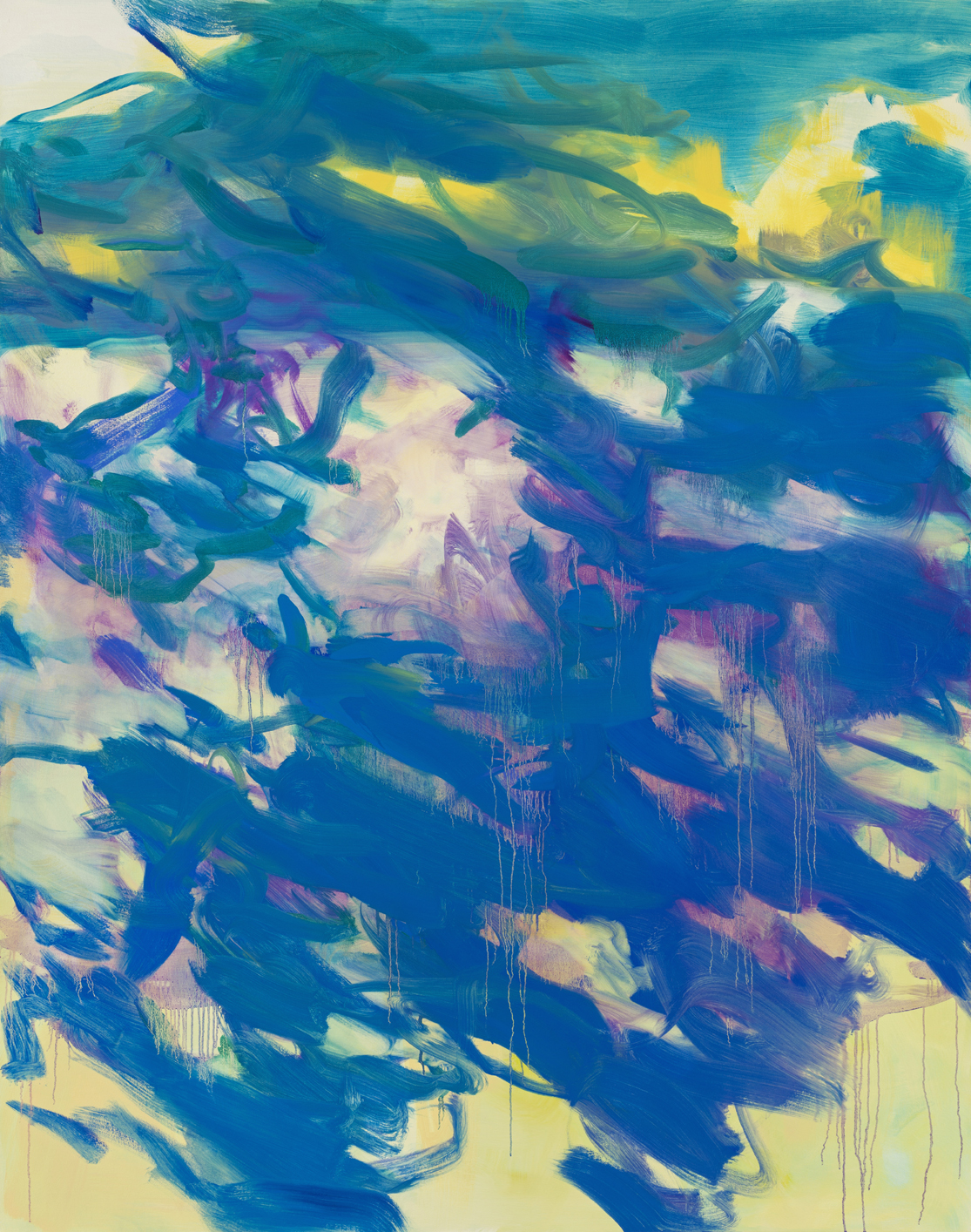  Blue Rapture  2017  Oil on canvas  190 x 150cm 