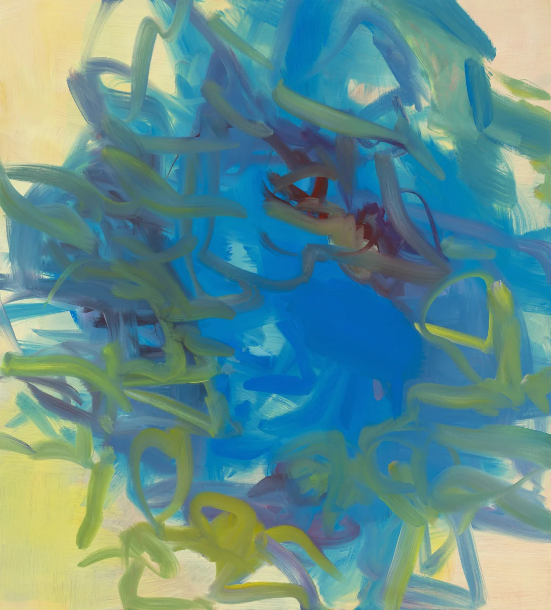Moment in Blue 2018 Oil on canvas 104 x 94cm