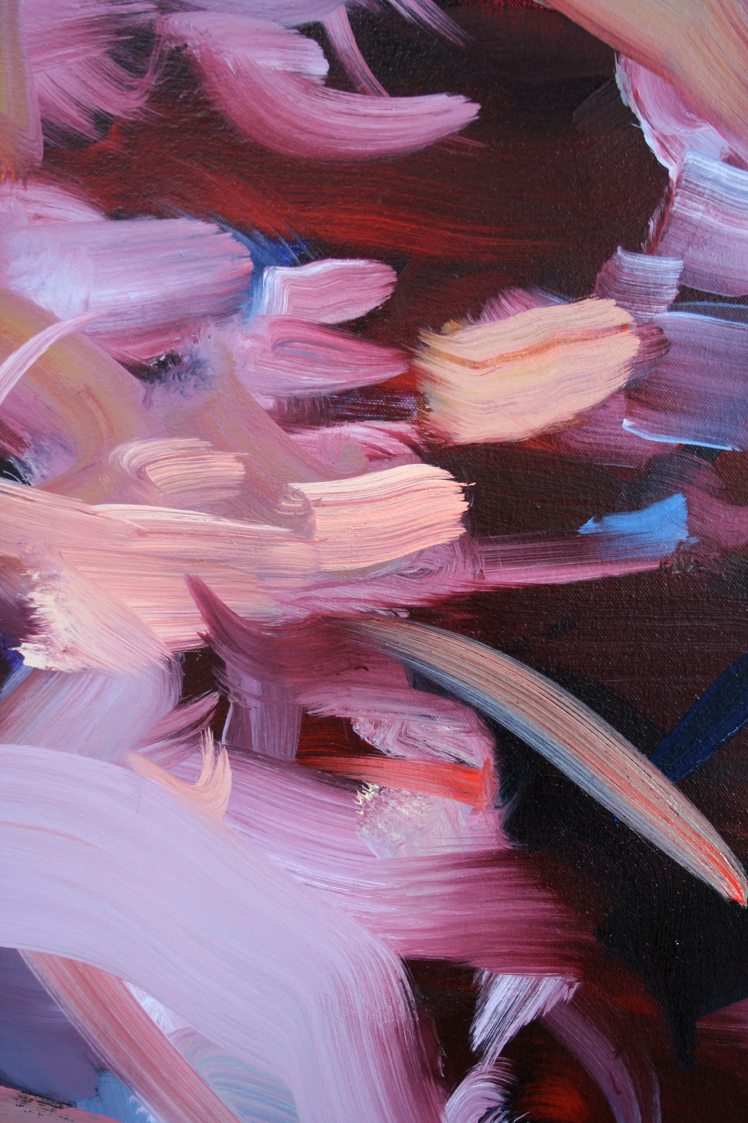 Protean 2018 oil on canvas detail