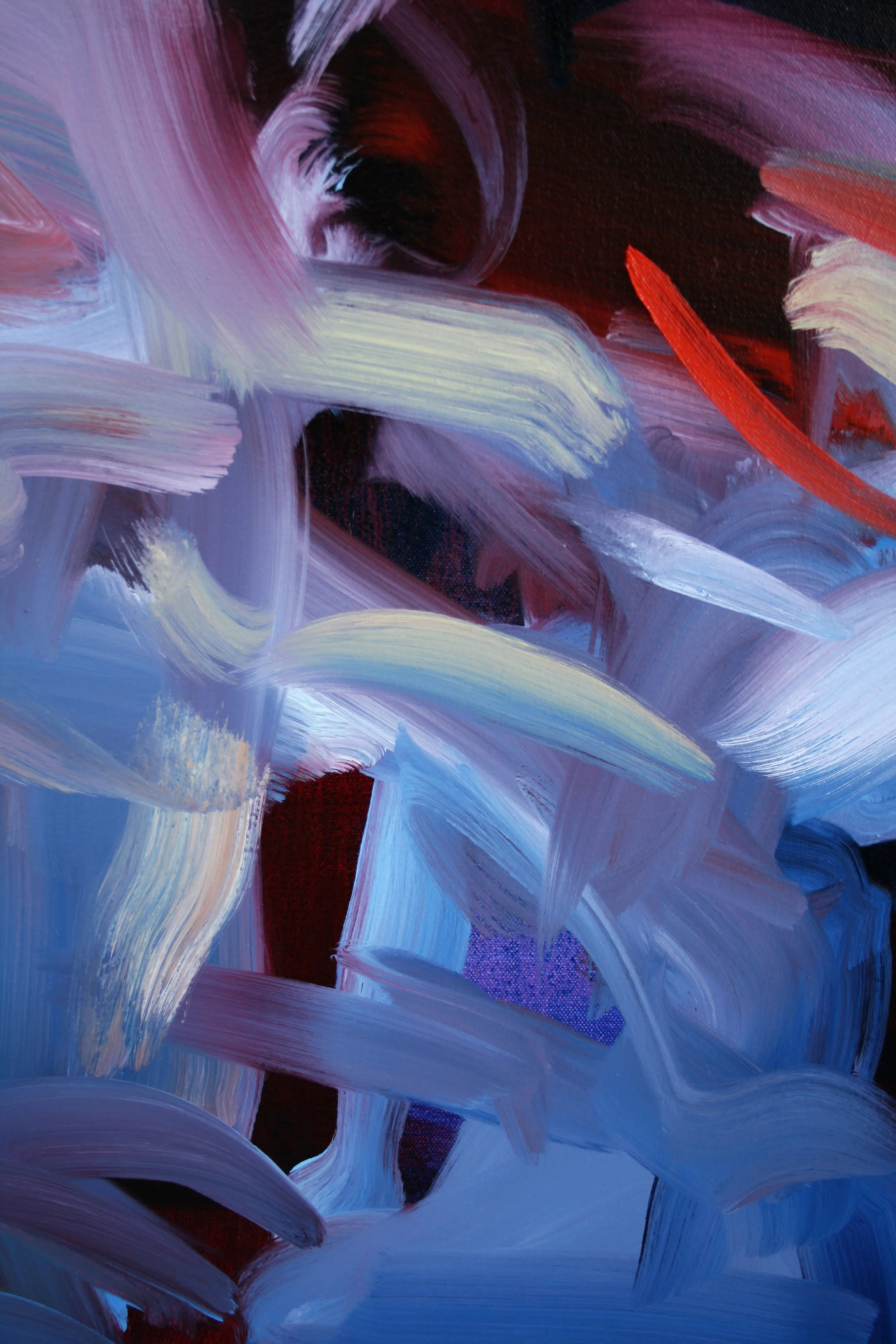Protean 2018 oil on canvas detail