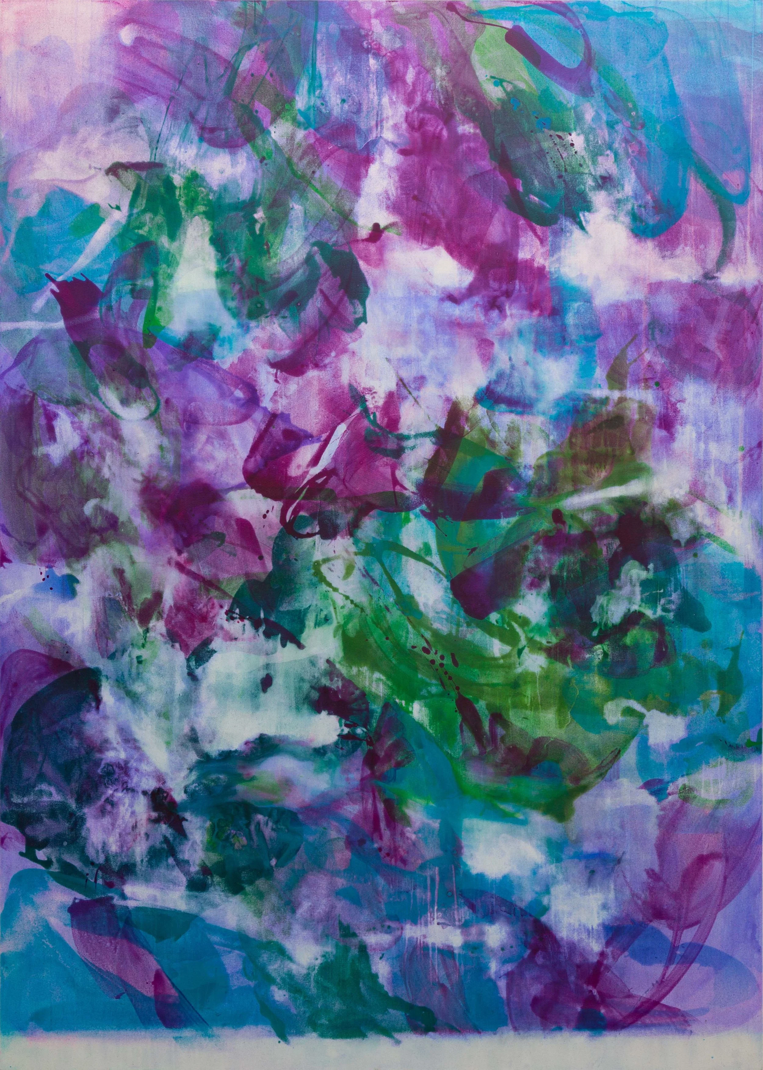 Distemper I 2018-2019 distemper on canvas (pure pigment, rabbit skin glue) 213 x 152.5 cm 