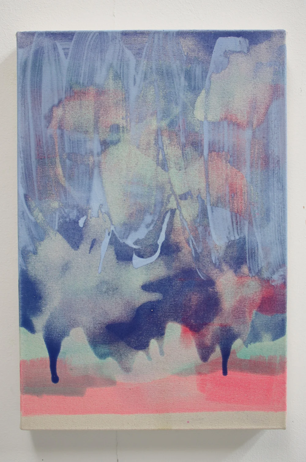 Small Distemper t-p-cb 2019 distemper on canvas (pure pigment, rabbit skin glue) 45 x 30 cm
