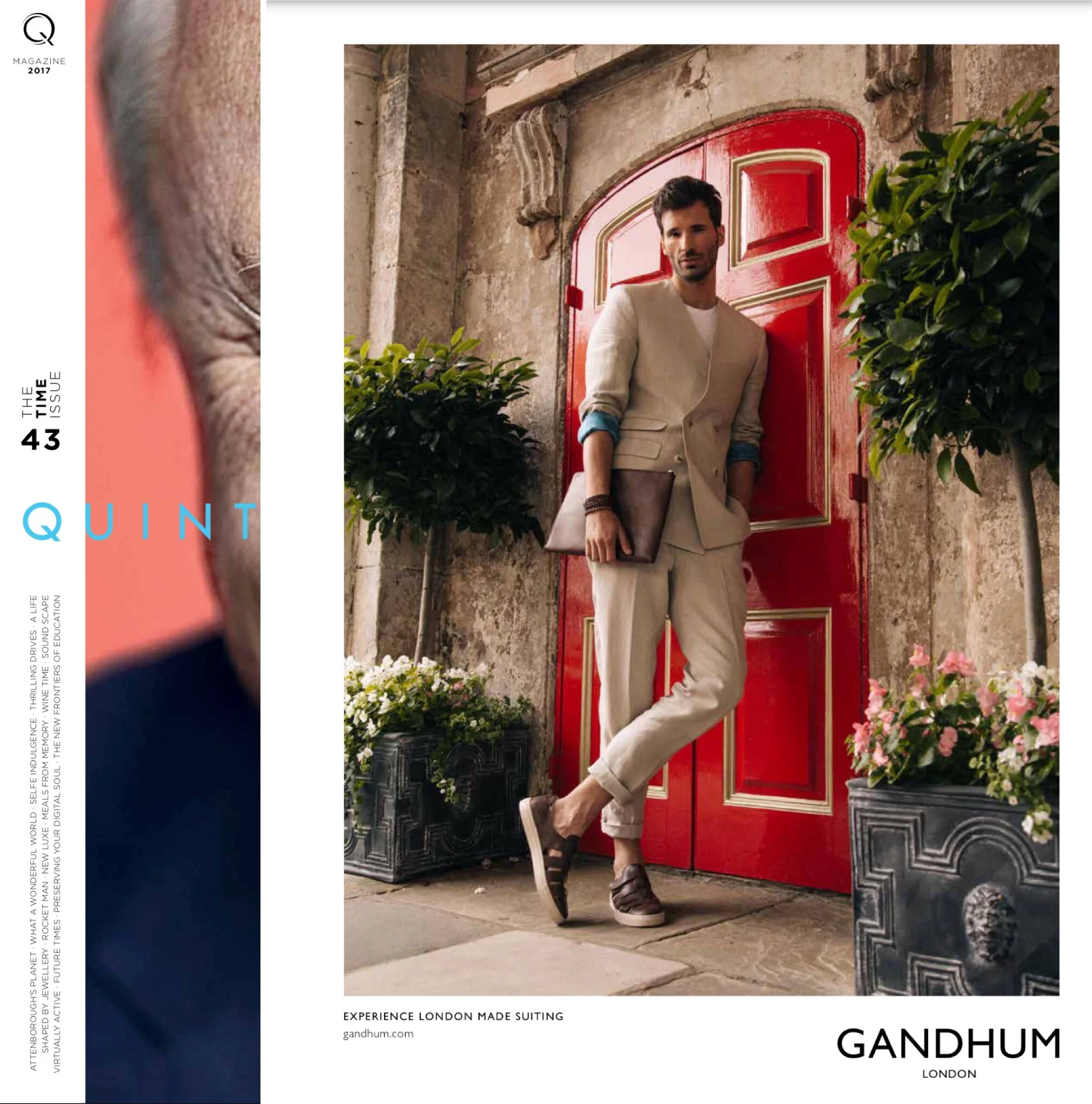Feature in Quintessentially Q43 magazine, 2017