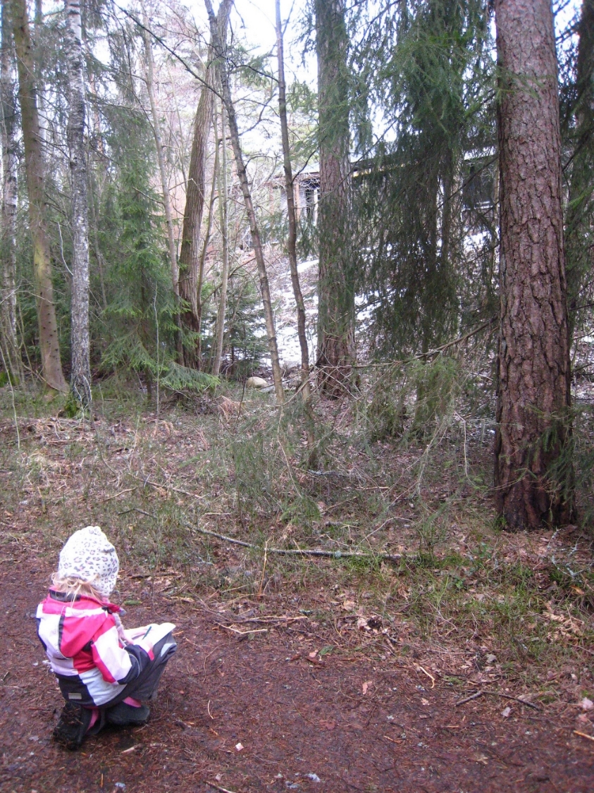 A Tiger Artist from Your School in Espoo, Finland gets inspired on our nature walk. With Aya Obayashi & Arlene Tucker.