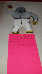 Janak started with the idea of making a female 'Yeti', he spoke a lot about it and finally got to the make Yeti instead. 