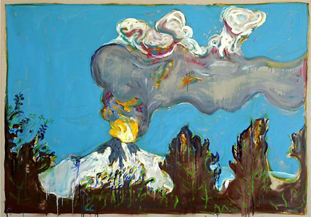 Billy Childish, Erupting Volcano, 2011