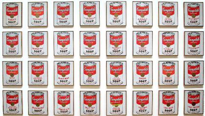 Andy Warhol, 32 Campbells Soup Cans , 1962
