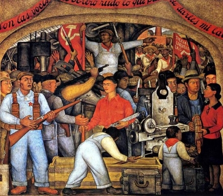 Diego Rivera, El Arsenal , 1928