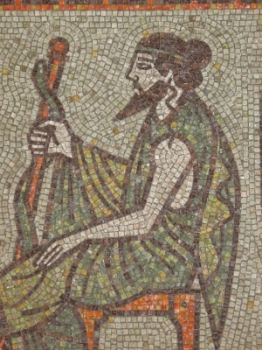 Asclepius mosaic.