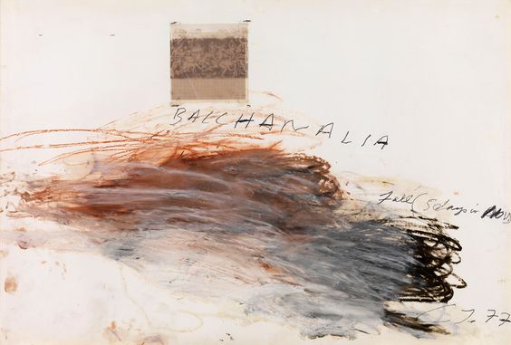 Cy Twombly, Bacchanalia - Fall , (1977)