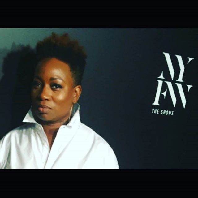 @queenbahamadia 👑+ #SUPPORTING a ❤1 during New York Fashion Week 2016