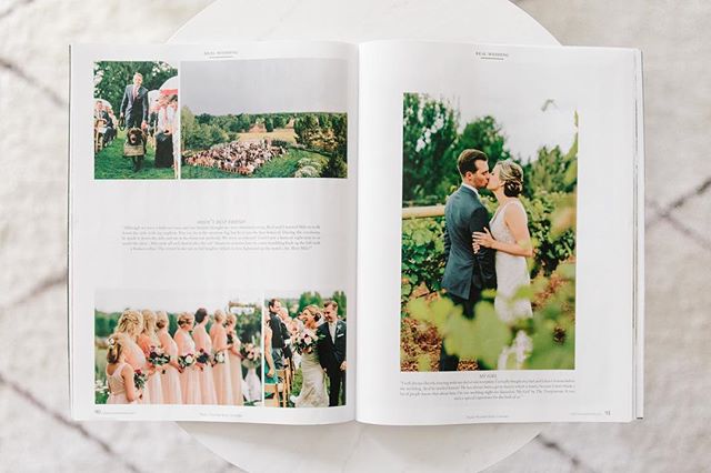 We always LOVE seeing our photos in print! Thank you so much to @rockymtnbride for featuring Kelly + Reid&rsquo;s gorgeous Tuscan-Inspired Wedding in your Spring/Summer issue! We love getting to relive this gorgeous day through this great spread. 💛 