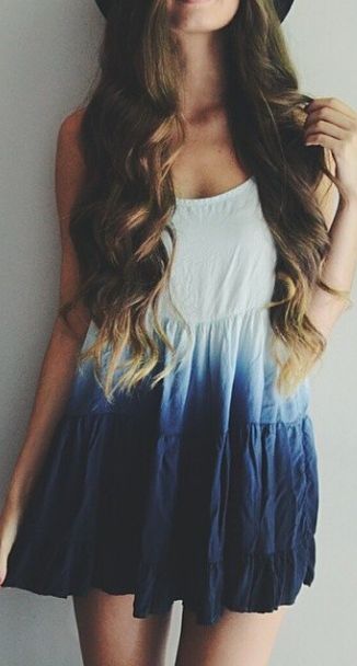 Tie-Dyed Boho Dress