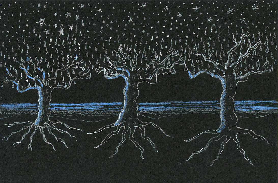Black Sky Trees