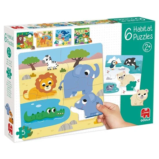 6 HABITAT PUZZLES