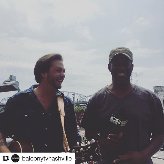 Had a great time on @balconytvnashville with @poppacrow. #nashville #music #balconytv