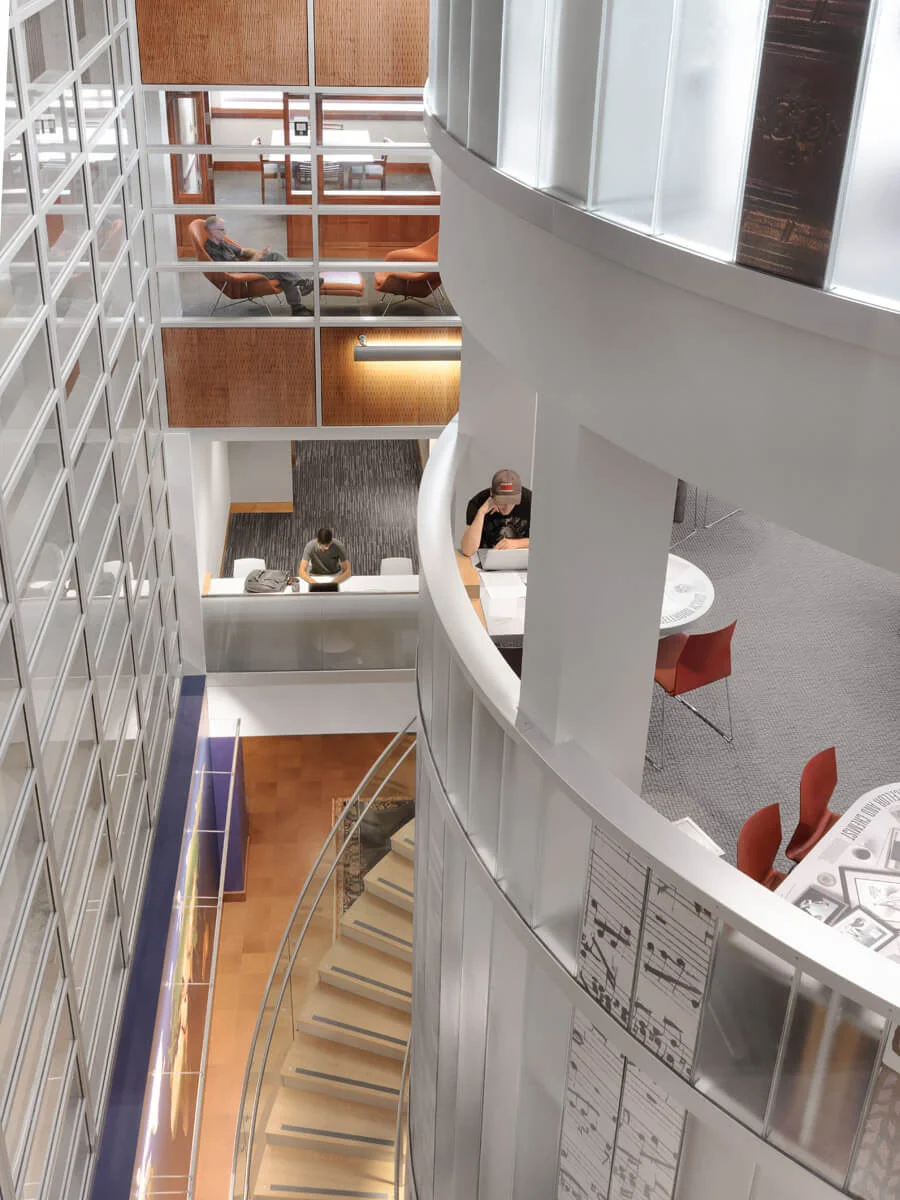 WUSTL Olin Library Transformation St. Louis, MO V Three Studios