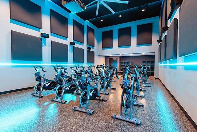 The brand new, state-of-the-art spinning room at @macstlouis was designed to create an immersive experience for its occupants. More photos of this project to come!