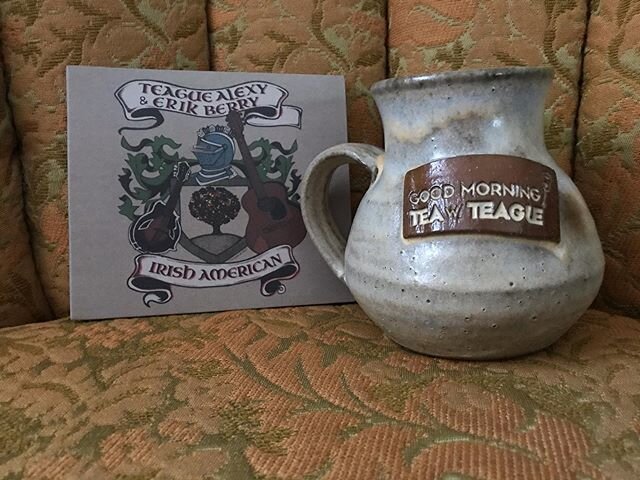 Talkin&rsquo; Irish American this morning on TEA with TEAGUE 🙌 9 am CST daily on Facebook Live. TEA with TEAGUE mugs from @duluth_pottery_tile_gallery are available for $25 curbside pick up at Duluth Pottery or $35 shipped. Send money and info Venmo