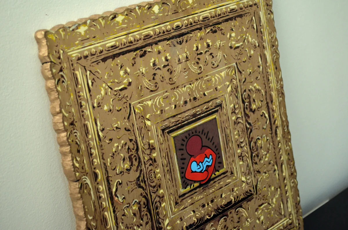 "Ode to Keith Haring No.1", Worksbyelee, Eric Lee, E.LEE, E LEE, Chicago, Chicago art, Eric Lee art, E. LEE art, Eric Lee art