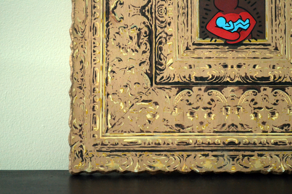 "Ode to Keith Haring No.1", Worksbyelee, Eric Lee, E.LEE, E LEE, Chicago, Chicago art, Eric Lee art, E. LEE art, Eric Lee art