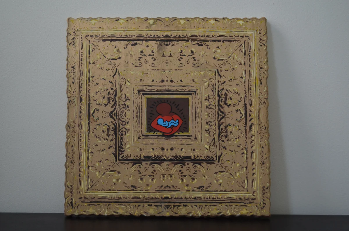 "Ode to Keith Haring No.1", Worksbyelee, Eric Lee, E.LEE, E LEE, Chicago, Chicago art, Eric Lee art, E. LEE art, Eric Lee art