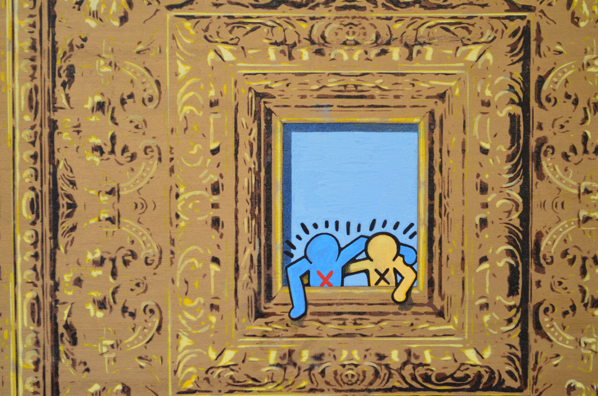 "Ode to Keith Haring No.2", Worksbyelee, Eric Lee, E.LEE, E LEE, Chicago, Chicago art, Eric Lee art, E. LEE art,