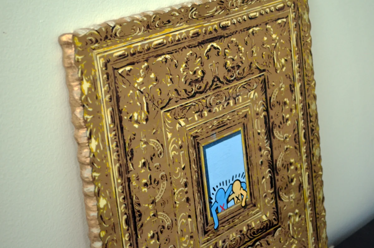 "Ode to Keith Haring No.2", Worksbyelee, Eric Lee, E.LEE, E LEE, Chicago, Chicago art, Eric Lee art, E. LEE art,